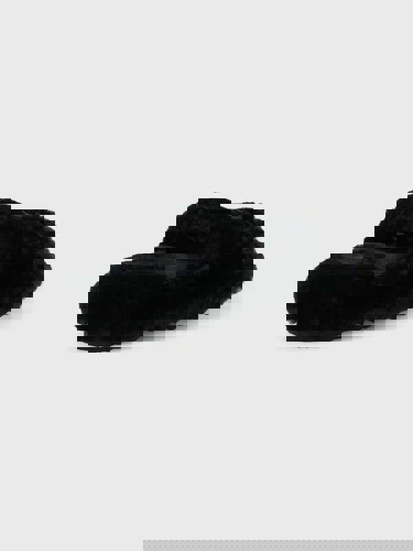 Sacai Wmns Fuax Fur Comfort Slippers Black - Womens