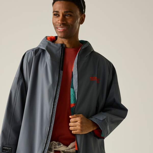 Regatta Unisex Adult Mountain Changing Robe - Dark Storm