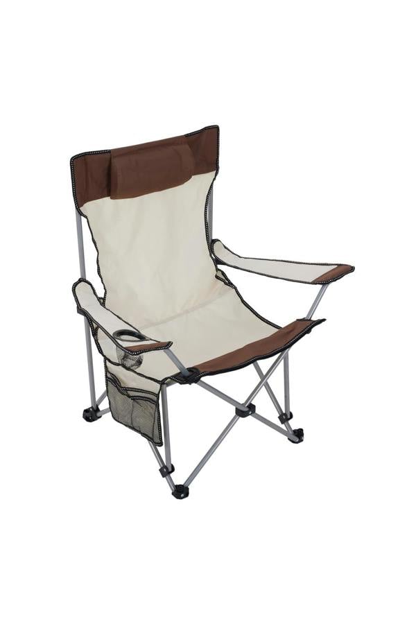 Living and Home Foldable Reclining Camping Chair with Footrest