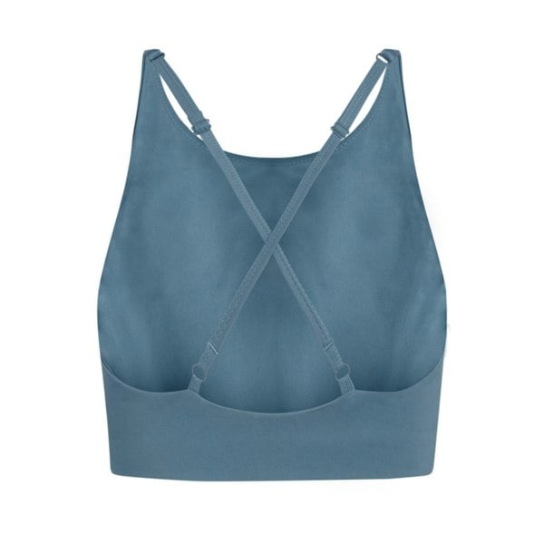 Girlfriend Collective Womens/Ladies Topanga Cross Back Bra - Monarch