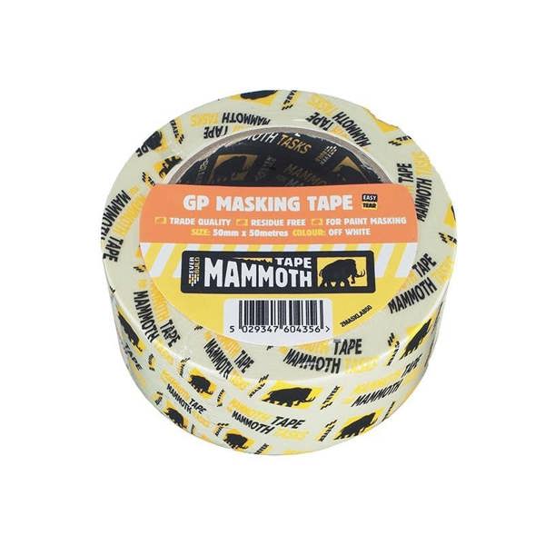 Everbuild Sika Mammoth Retail/labelled Masking Tape - Multi Colour - 