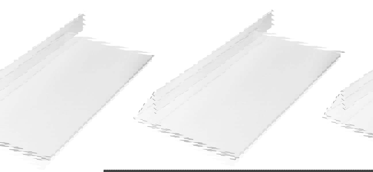 Durable Clip-On Ticket Label Holder Document Pocket | 10 Pack | A4