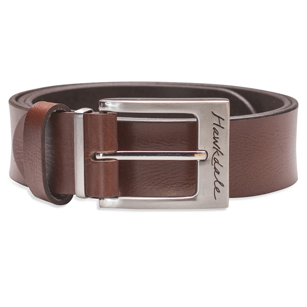 Hawkdale UK Made Mens Leather Belt 1.5" Wide