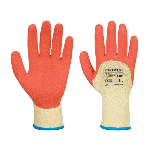 Grip 10 Latex 3/4 Dipped Glove (Pack of 12) - Hi-Vis Trousers