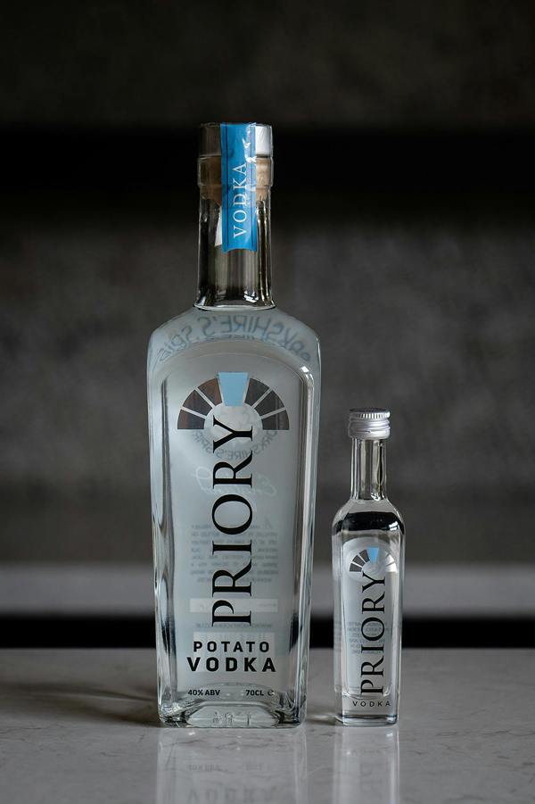 Priory Original Vodka - 700ml Bottle | Potato-Based Spirit | 40% ABV