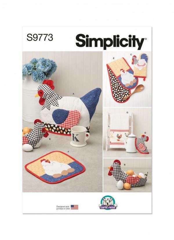 Simplicity Sewing Pattern 9773, Accessories One Size - Intermediate