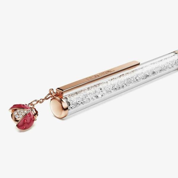 Swarovski Crystalline Rose Gold Tone Plated Ladybird Pen 5732981