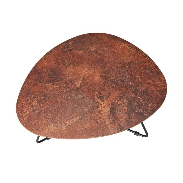 Statement Furniture Bergen Large Coffee Table in Warm Rust Colour