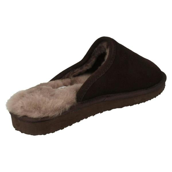 Padders Mens Padders Genuine Lined Sheepskin Mule Slippers Nevis