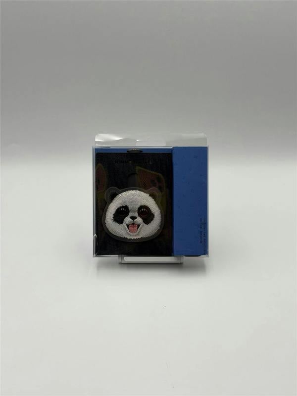 Nimmy Friends Nimmy Big Eye Cute Pet Travel Panda Face Card Sleeve Holder Black - N-XDY-KT-06-A