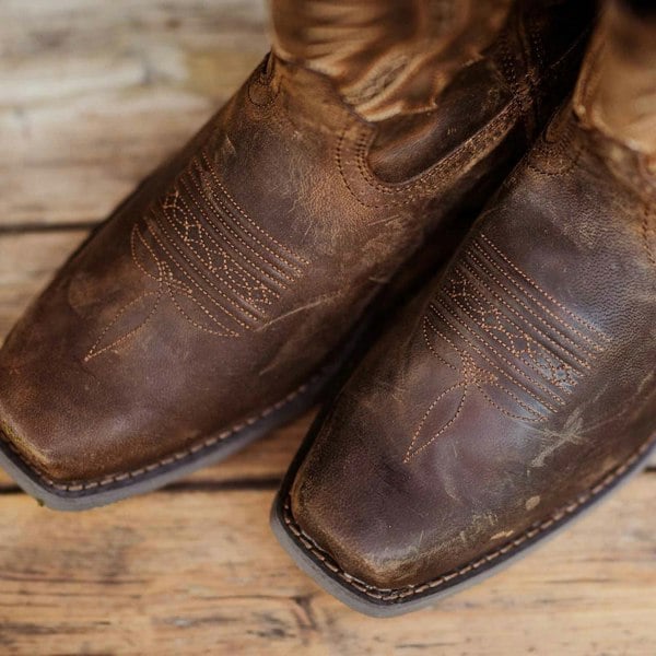 Durango Rebel Frontier Leather Men's Distressed Sunset Brown Boots