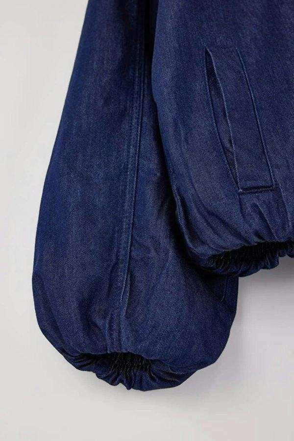 WOVCOR Bomber 100% Cotton Denim Jacket