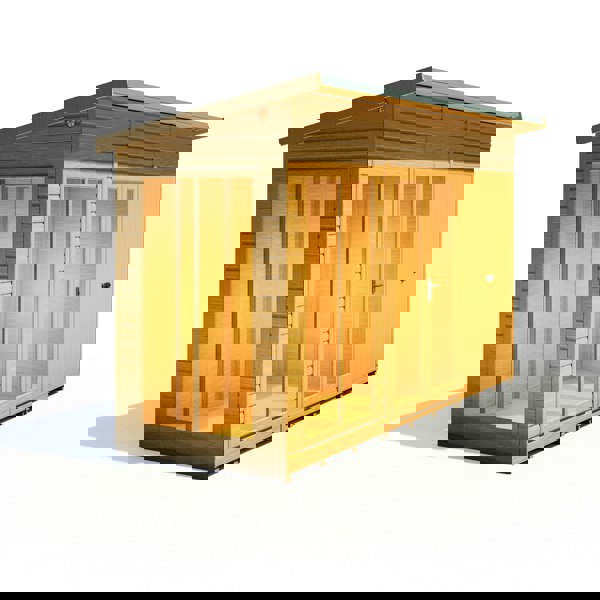 Shire Lela 12x4 Multiroom Summerhouse and Storage Shed - Best Shed