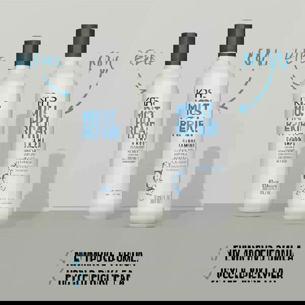 KMS Moist Repair Shampoo Conditioner Leave-In Conditioner