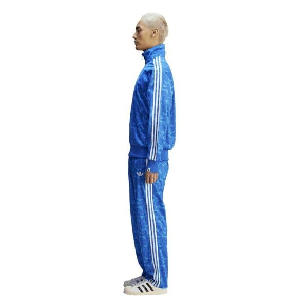 Adidas Mens Bape Firebird Tracksuit Bottoms - Blue - 