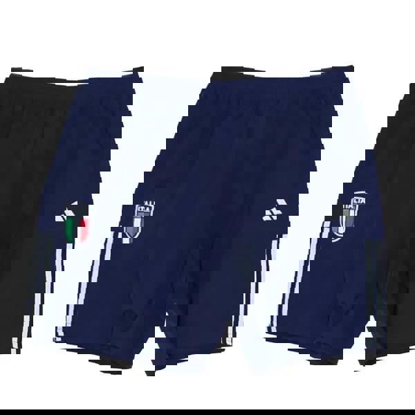 Adidas Mens Italy 2023/24 Pro Training Shorts - Blue - 