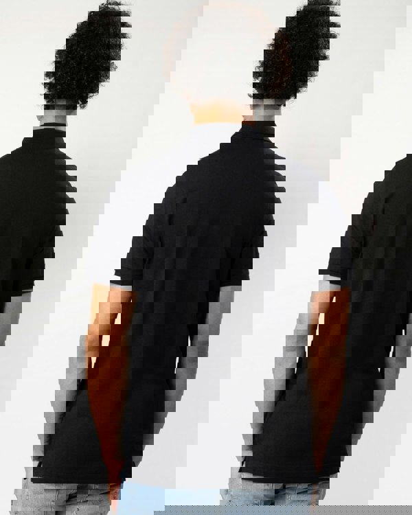 GANT Mens Regular Fit Short Sleeve Shield Logo Pique Polo NOS - 5 Black