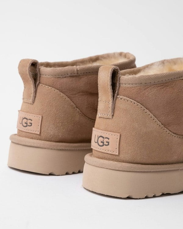 UGG Classic Ultra Mini Womens Boot - Sand - CHO - Designer Womens Boots