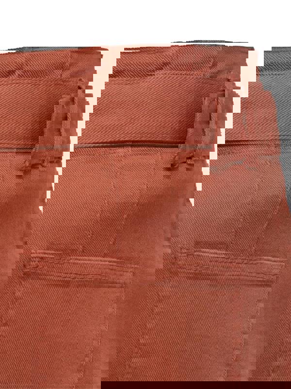 Smart Living Women's High-Waist Denim Trousers- Red