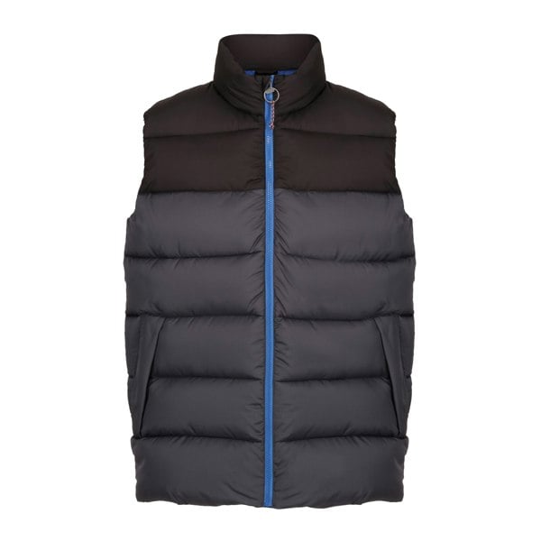 Regatta Mens Vintage Colour Block Gilet - Seal Grey/Black