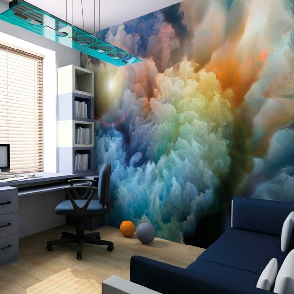 Origin Murals Moody Clouds Wall Mural