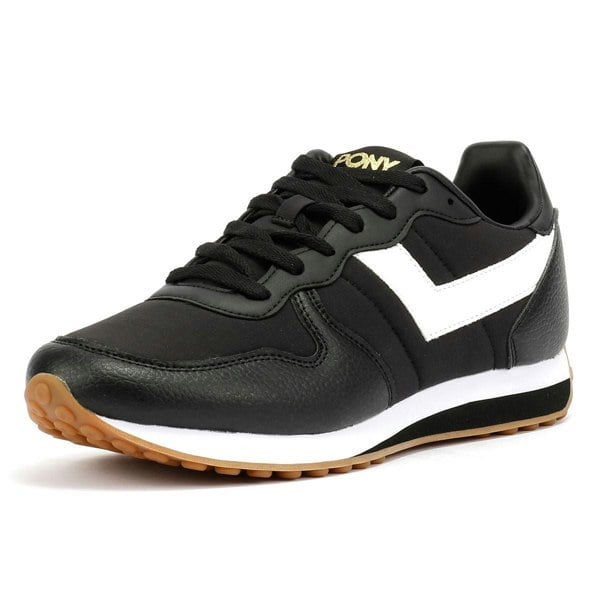 Pony Express Black/White Trainers