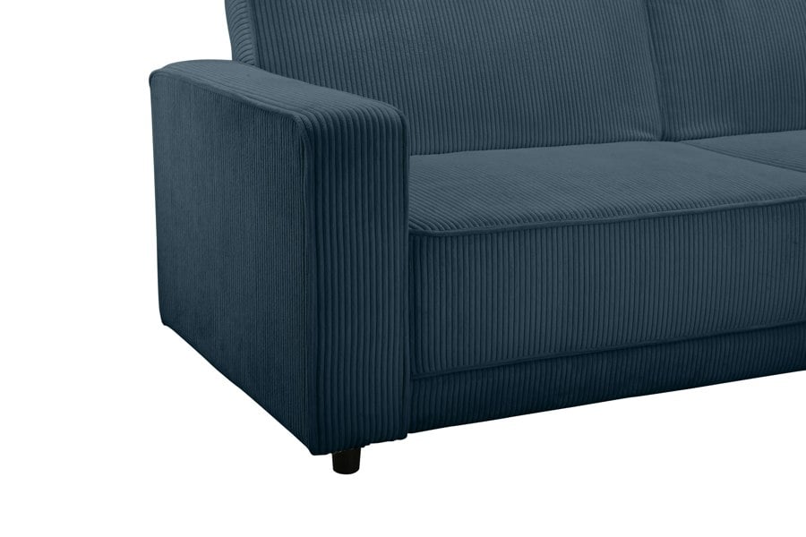 Dorel Home Allie 3 Seaters Sofabed Blue Corduroy
