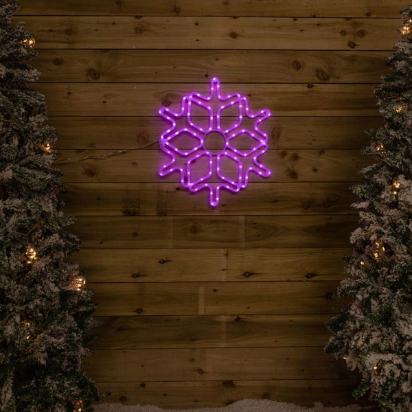 Samuel Alexander 57cm RGB Digital Light up Christmas Snowflake with Remote Control & Timer Function