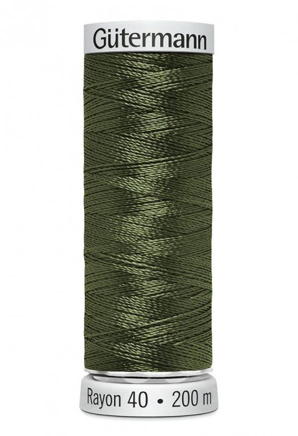 Gutermann No 40 Sulky Rayon Embroidery Thread 200m Rayon Thread Suitable For Embroidery