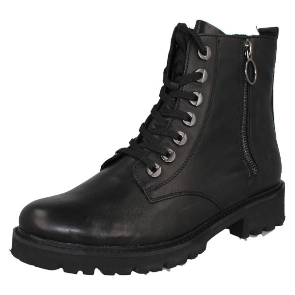 Remonte Ladies Remonte Zip & Lace Up Fastening Casual Ankle Boots D8671