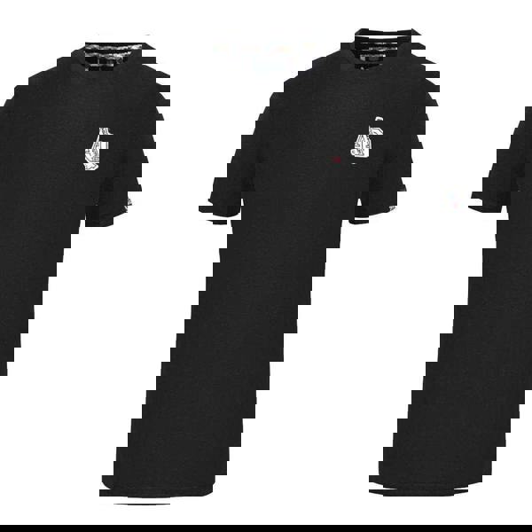 Aquascutum Mens 1851 AQ Logo T-Shirt - Black - 