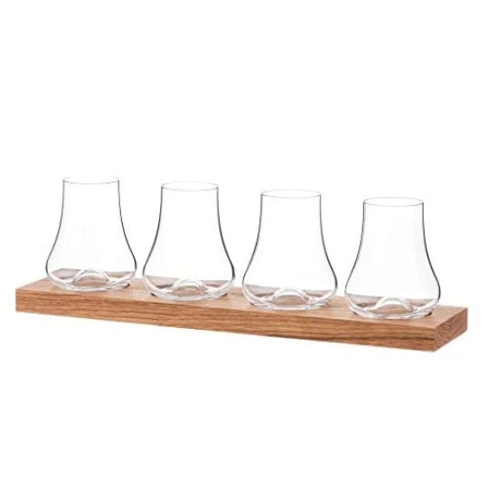 Diamante Rum and Whisky Taster Glasses set ‘Auris’ - Set of 4