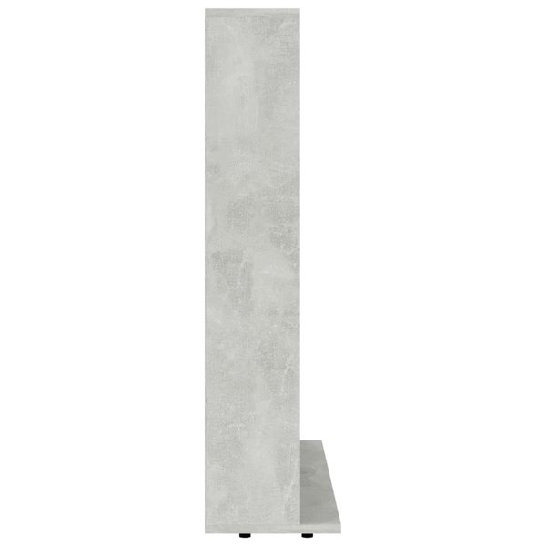 Berkfield CD Cabinet Concrete Grey 102x23x89.5 cm Engineered Wood