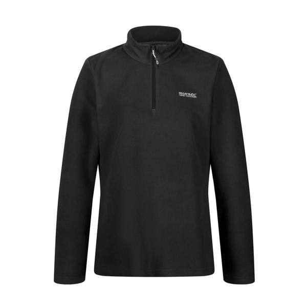 Regatta Great Outdoors Womens/Ladies Sweetheart 1/4 Zip Fleece Top - Black - 