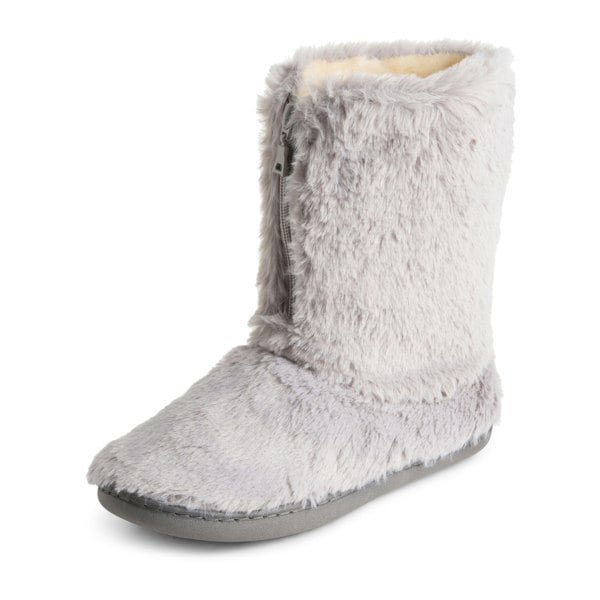 VIVA Polar Women's Memory Foam Zipper Faux Fur Cosy Boots