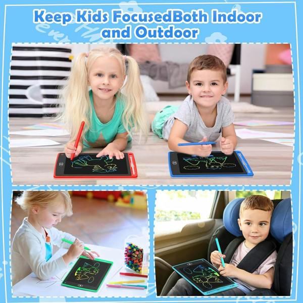 Dyzi LCD Drawing Board Colourful Writing Tablet Easy-Erase Doodle Pad