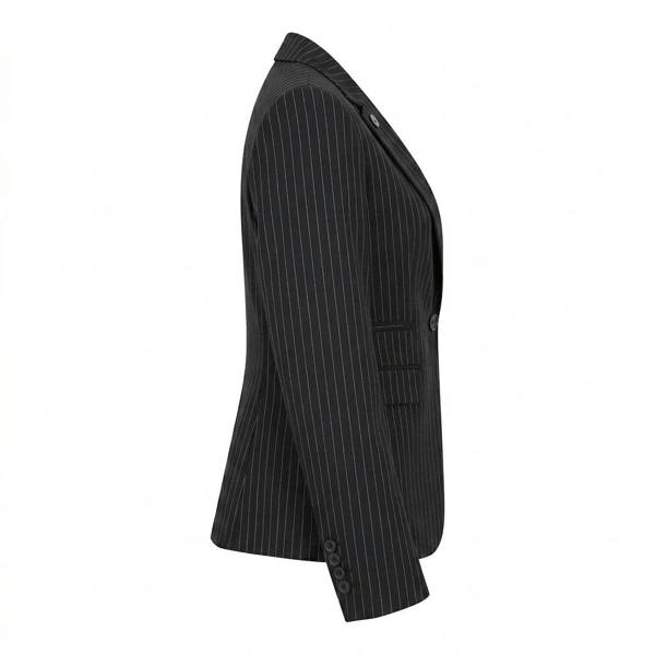 TPW-38 - Women's 3 Piece Black Pinstripe Suit - TruClothing.com - 4