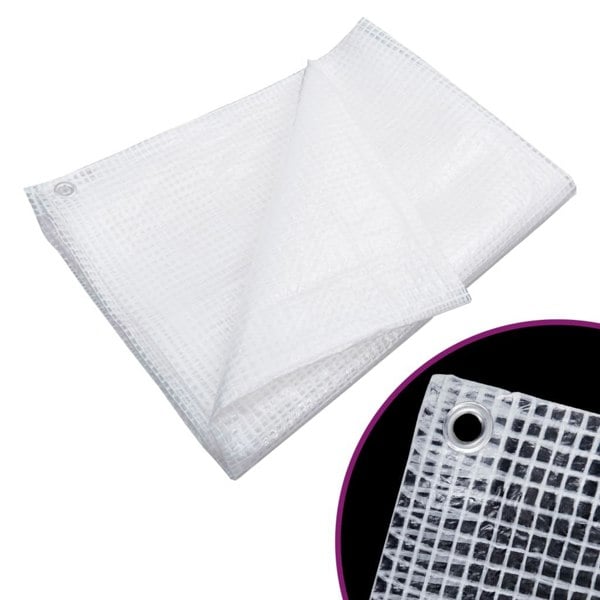 Berkfield Leno Tarpaulin 140 g/m�__ 3x3 m White