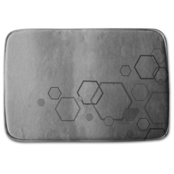 Bathmat - Abstract hexagon (Bath mats) - Andrew Lee Home and Living