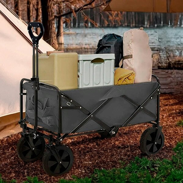 Neo Foldable Collapsible Garden Festival Cart - Grey