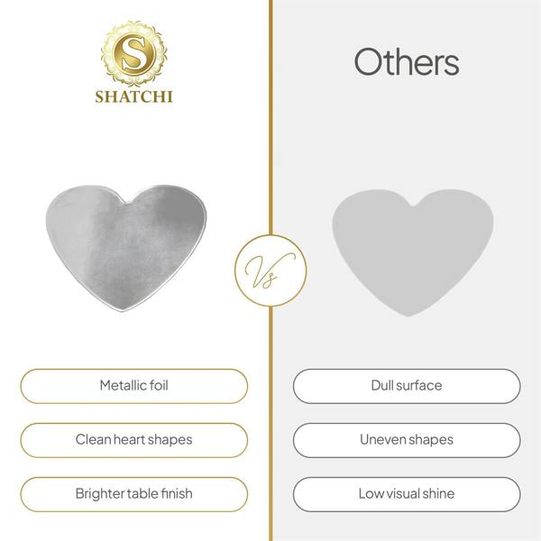 14g Gold Heart Confetti Table Scatter for Party Decorations and Romantic Occasions image 5