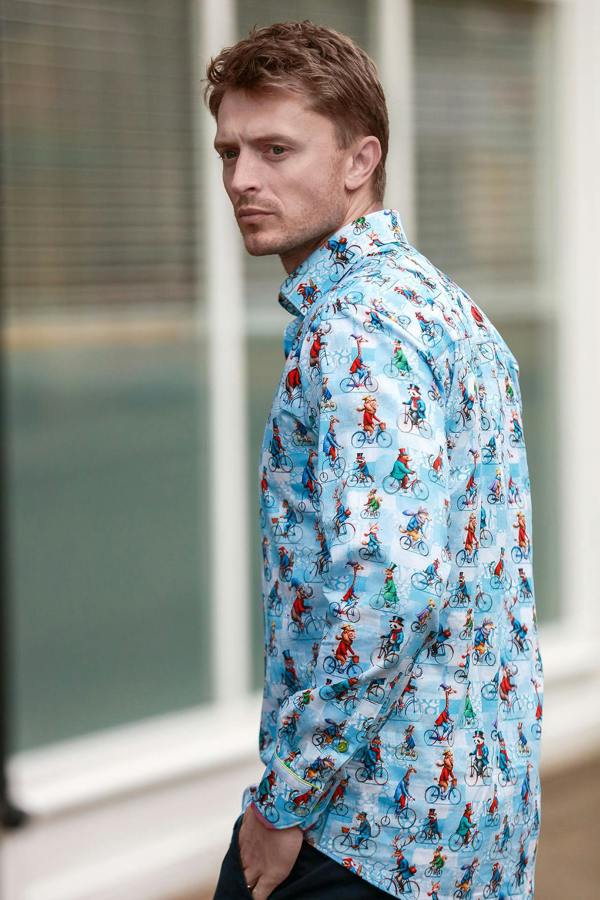 Claudio Lugli Animal Bikers Print Shirt