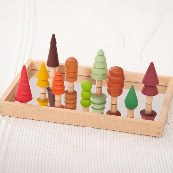 tickit Small Wooden Mirror Tray