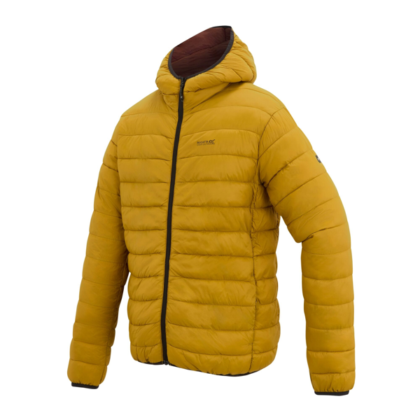 Regatta Mens Marizion Baffled Hooded Padded Jacket - Wood Brown