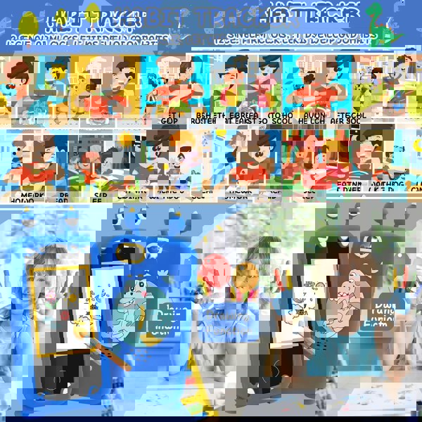 deAO Toys Kids Smart Phone Toy with 22 Educational Apps Multi-Function Learning Device with Camera, Music, Games, and 15 Customizable Wallpapers