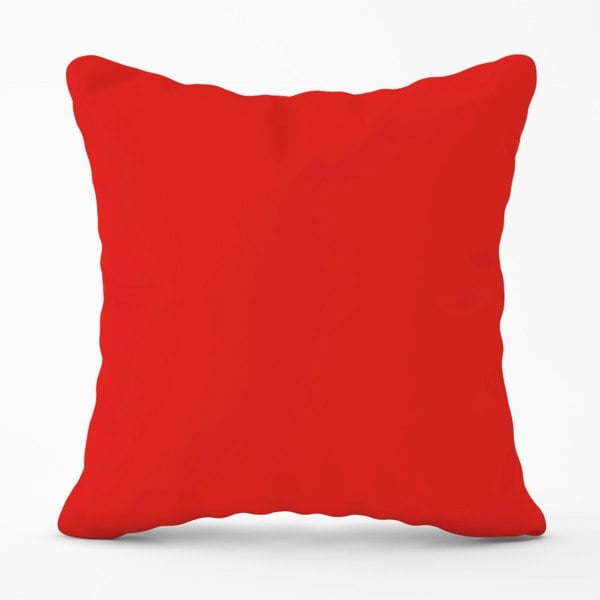 Warren Reed Fire Engine Red Cushions