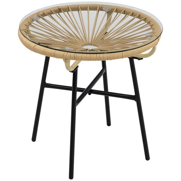 Rattan Side Table