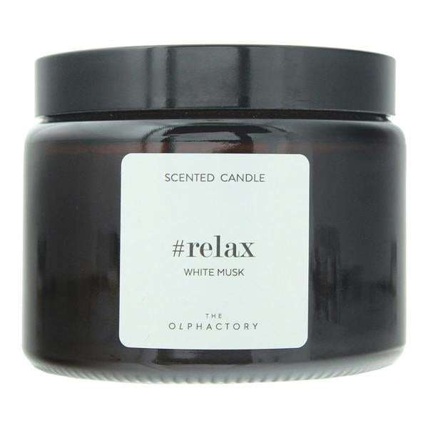 The Olphactory Relax White Musk Scented Candle 360g