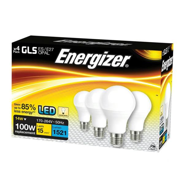 Energizer Led Opal Gls Non-dimmable Bulb - Multi Colour - 