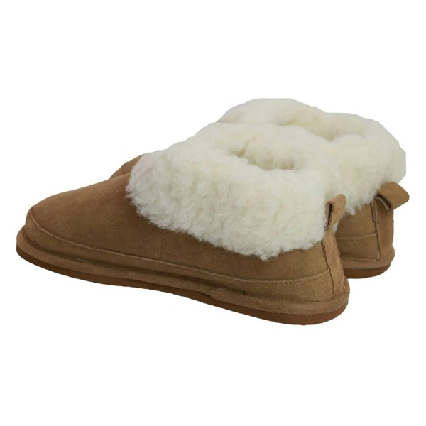 Eastern Counties Leather Womens/Ladies Maddie Wool Slipper Boots - Camel